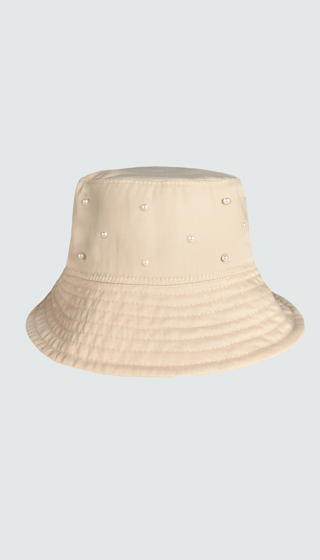 Bucket Hat con Perlas, Colección Selva Bari Swimwear - Bari, los mejores trajes de baño y Bikinis. Diseño y tecnología juntos.