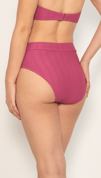 Mauve con Textura Selva , Panty Bikini - Bari, los mejores trajes de baño y Bikinis. Diseño y tecnología juntos.