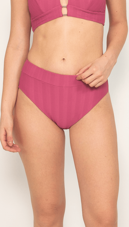 Mauve con Textura Selva , Panty Bikini - Bari, los mejores trajes de baño y Bikinis. Diseño y tecnología juntos.