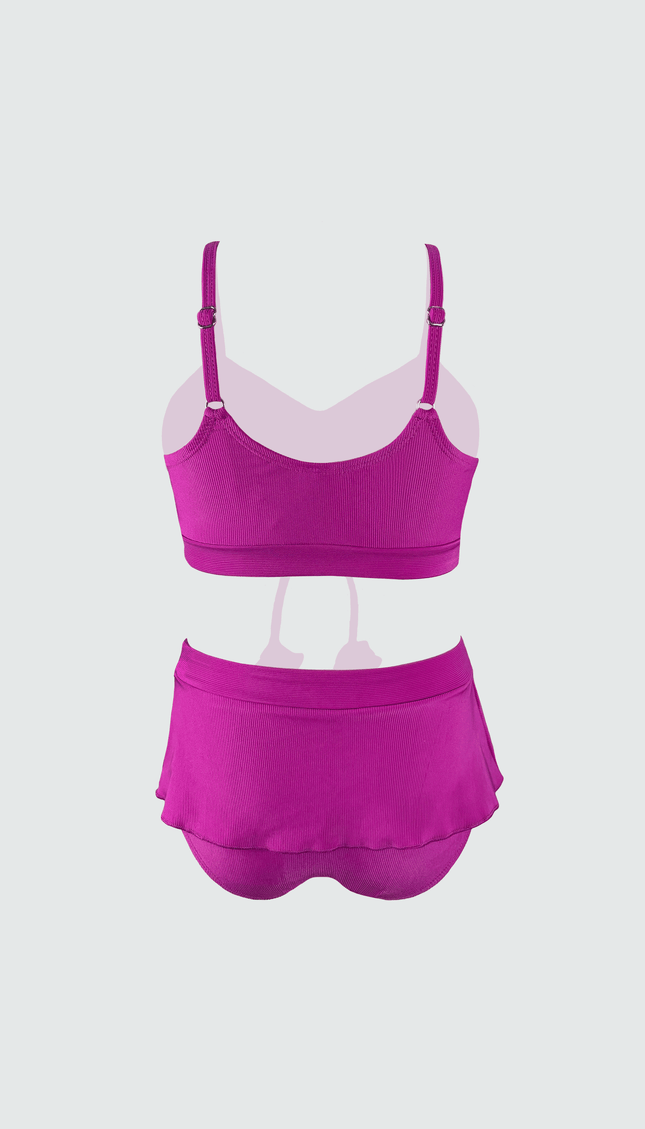 Traje de Baño Bikini para Niña Fucsia, Bari Swimwear - Bari, los mejores trajes de baño y Bikinis. Diseño y tecnología juntos.