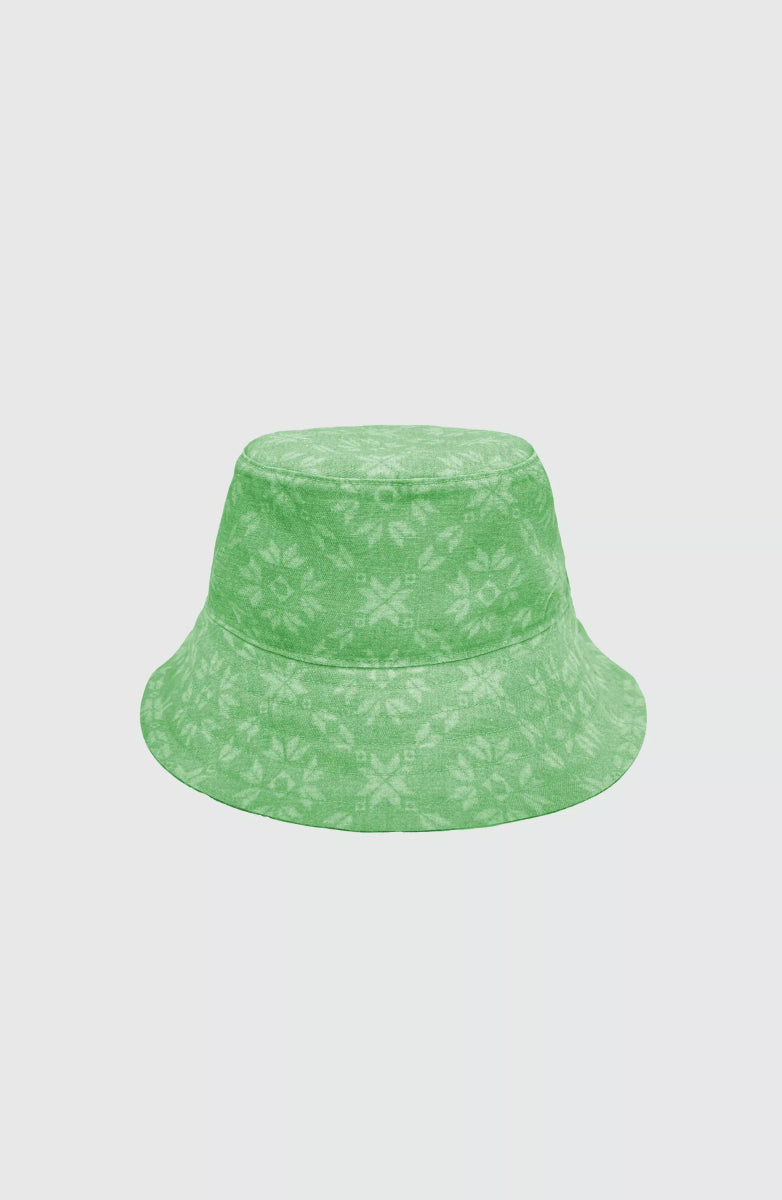 Bucket Hat Alma Viajera Reversible Verde/Morado