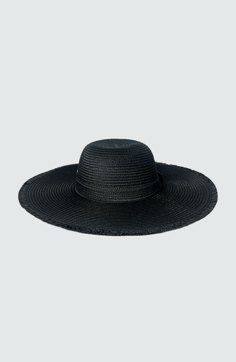 Sombrero Negro Flecos
