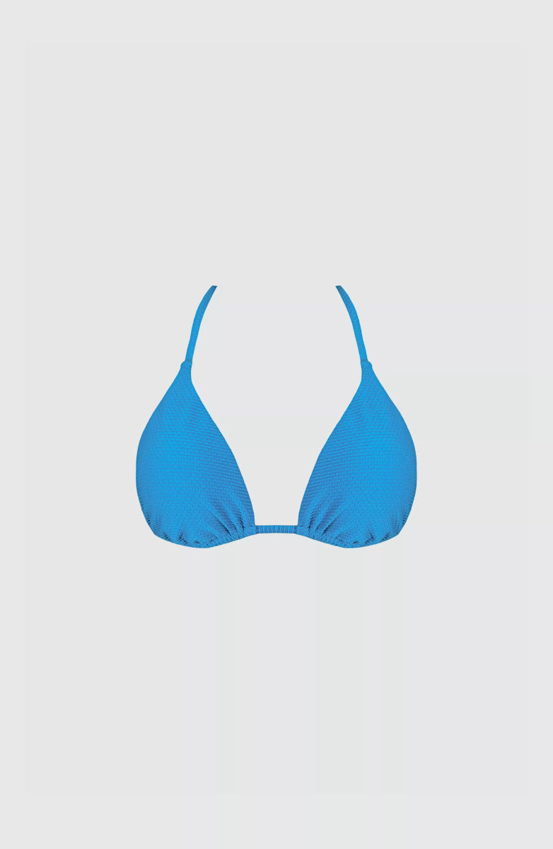 Top Bikini Triangular Azul Bailando Entre Palmas